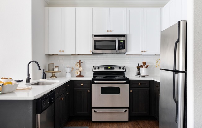 Newly renovated, chef-inspired kitchens with granite countertops