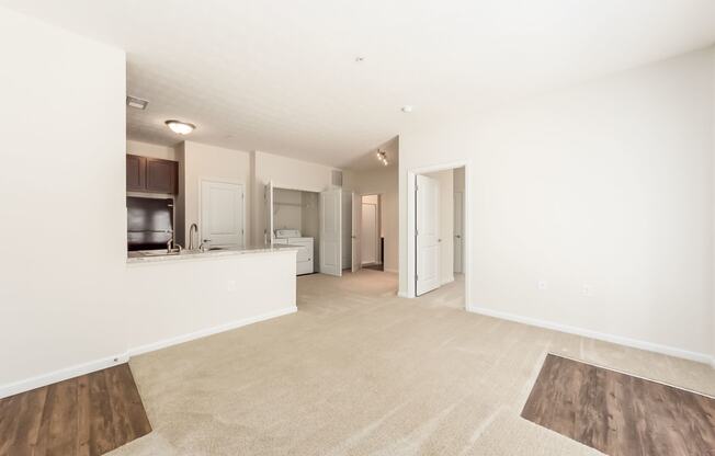 living room in apartment