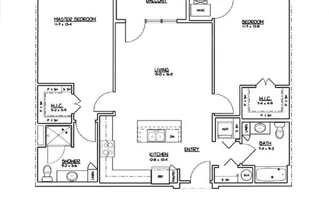 2 beds, 2 baths, 1,131 sqft, $1,755, Unit 2810-308