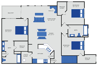 3 beds, 2 baths, 1,489 sqft, $1,619