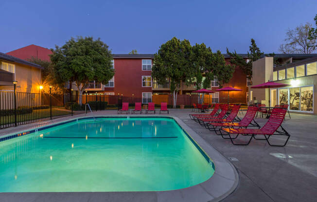 Swimming Pool With Relaxing Sundecks at Carriage House, Fremont, CA 94536