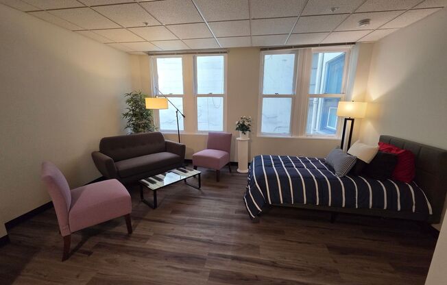Studio, 1 bath, 395 sqft, $1,180, Unit 501