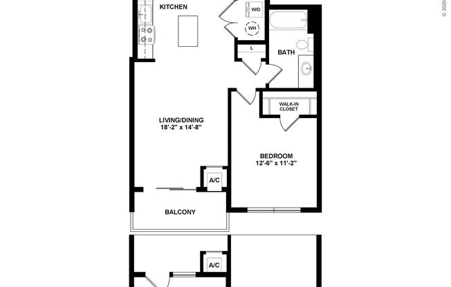 1 bed, 1 bath, 763 sqft, $3,375, Unit 1860