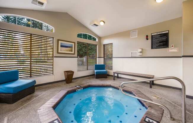 Indoor Jacuzzi at Arcadia Townhomes, Washington