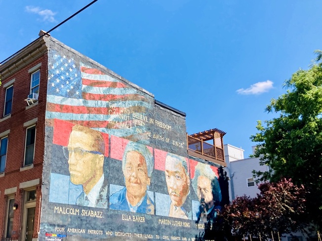 "Freedom School" Mural in Philly's Brewerytown