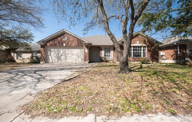 Spacious 4 Bedroom, 2 Bath, 1-Story Home in Round Rock