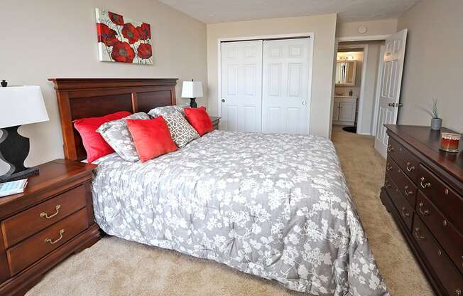 Model Suite Bedroom - Gates Mills Place in Mayfield Heights OH