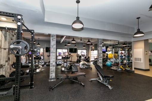 Strength Equipment at Willowest in Collier Hills in Atlanta, GA 30318