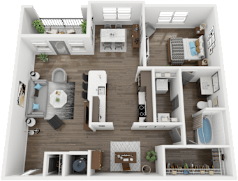 1 bed, 1 bath, 984 sqft, $1,718