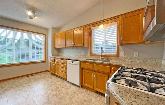 Sparkling Like New 3-Plus Bedroom with Vaulted Ceilings, Deck, 3-Car Garage, Huge Yard!