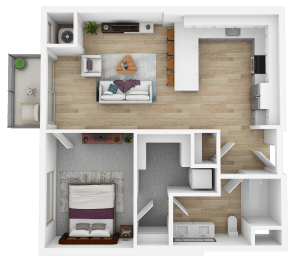 1 bed, 1 bath, 710 sqft, $1,890