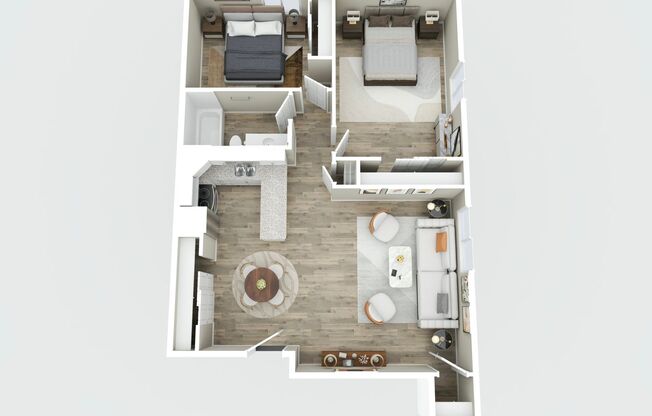 2 beds, 1 bath, 850 sqft, $1,099, Unit B212