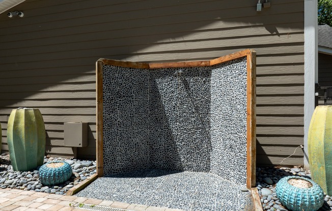 Lake House at Martin's Landing | Roswell, GA | Outdoor Shower