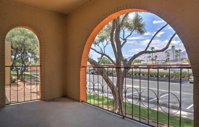 Community Balcony at The View At Catalina Apartments in Tucson, AZ
