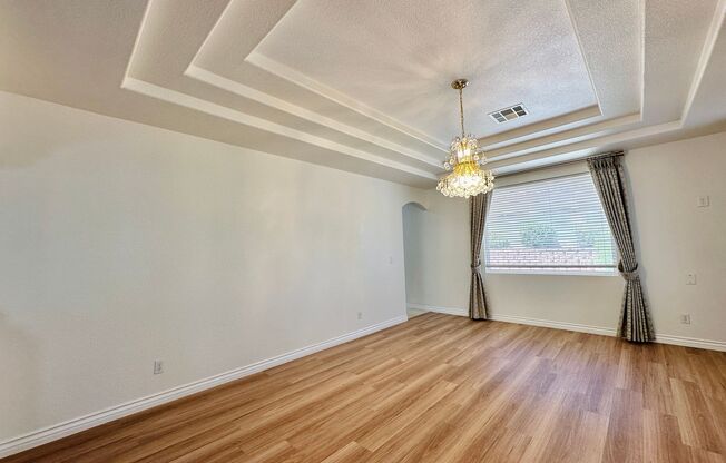 Stunning home in a guard gated community inside Rhodes Ranch with tons of community amenities. Almost 5,000 sq ft home with 3-car garage, 4 bedrooms with 4.5 bathrooms. Huge loft upstairs.