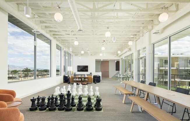 Spacious Clubhouse at Cabana Bridges Apartments in Tucson Arizon