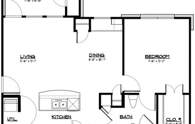 1 bed, 1 bath, 759 sqft, $1,232
