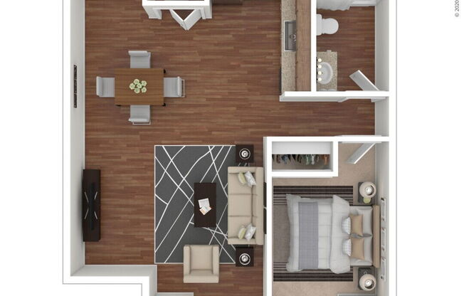 1 bed, 1 bath, 510 sqft, $1,675