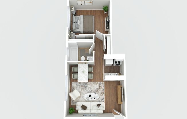 1 bed, 1 bath, 585 sqft, $874, Unit CW 106-05