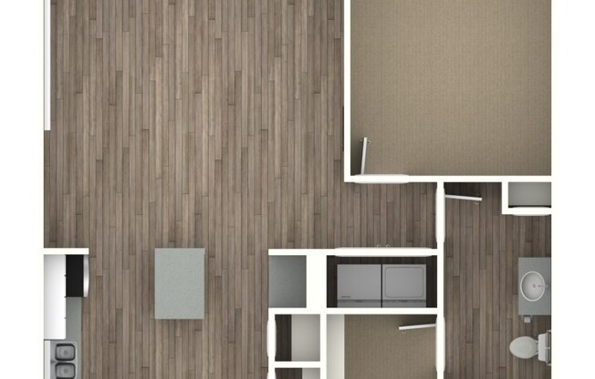 1 bed, 1 bath, 809 sqft, $1,325