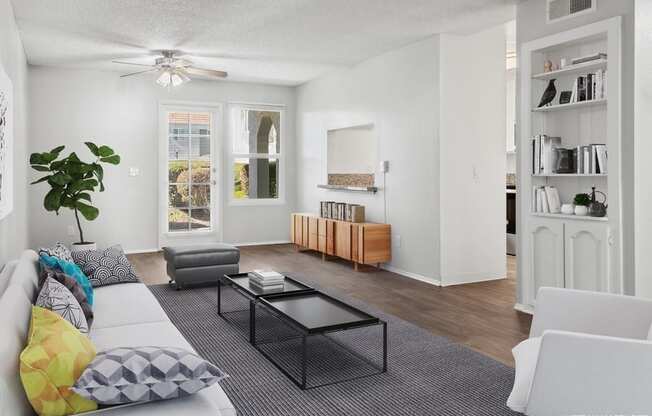 Living Room at Canyon Villa Apartment Homes