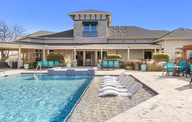 Pool With Sundecks at North Creek, Hutto, Texas