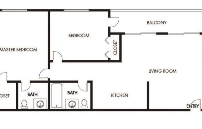 2 beds, 1.5 baths, 975 sqft, $3,775