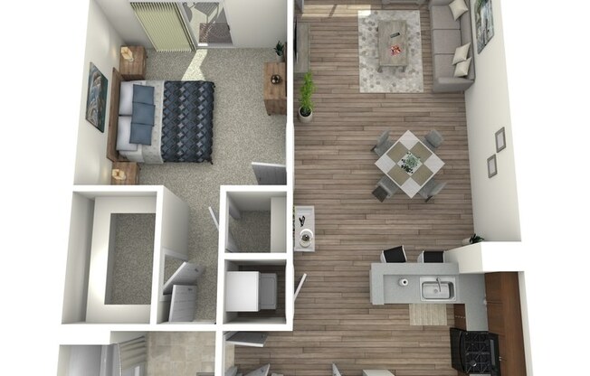 1 bed, 1 bath, 767 sqft, $1,898