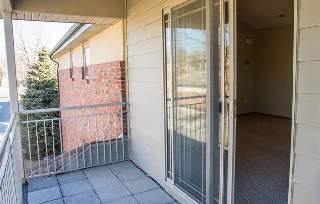 balcony at Southwind Villas in La Vista Nebraska