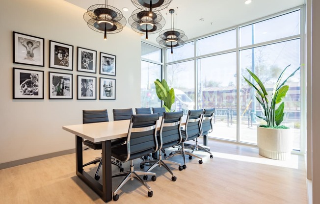 Conference room at The Chandler in North Hollywood