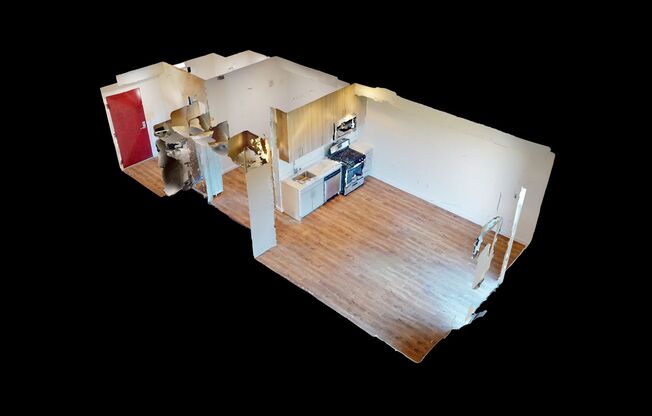 Studio, 1 bath, 463 sqft, $1,900, Unit 419