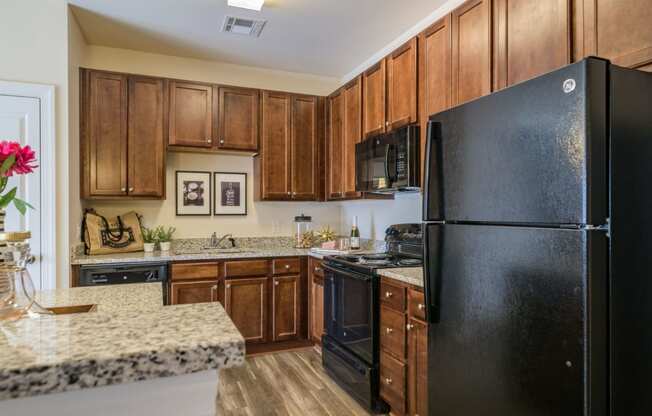 Black Appliances at Abberly Square Apartment Homes, Waldorf, MD, 20601