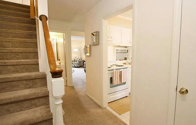 Staircase and Hallway