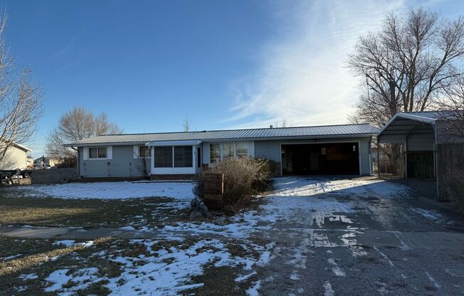 3 Bedroom, 1 and half bath Home in Box Elder