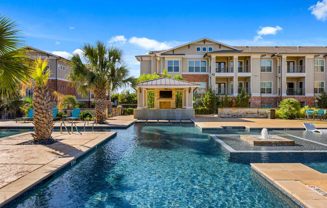 Sparkling Pool at Bridge at Southpark Meadows, Texas