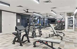 Large Fitness Center at Brickside Heights, Millcreek, Utah