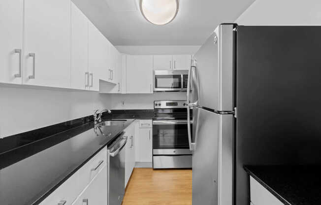 Kitchen with Stainless Steel Appliances