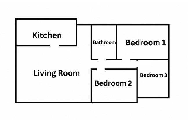 3 beds, 2 baths, 950 sqft, $1,650