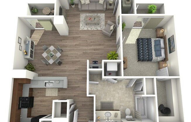 1 bed, 1 bath, 913 sqft, $2,113