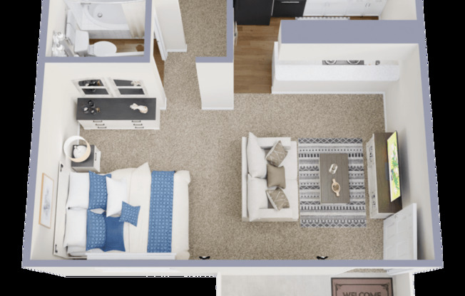 Studio, 1 bath, 400 sqft, $950