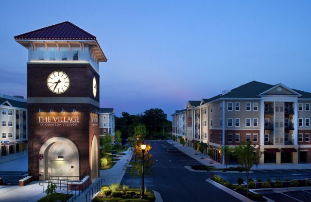 Jessup, MD apartments clock tower near The Village at Odenton Station