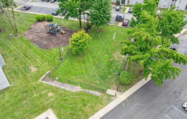 Aerial View of Dog Park