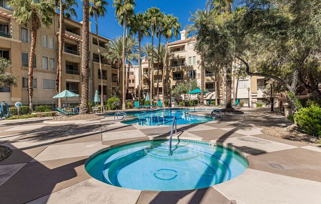 Meridian Guard Gated 2 Bedroom Condo over looking pool!