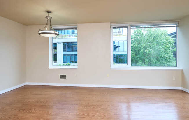 Living Room with Hard Surface Flooring