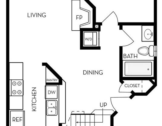 1 bed, 1 bath, 782 sqft, $3,015