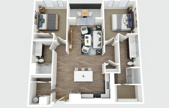 2 beds, 2 baths, 1,133 sqft, $2,500, Unit One11 304