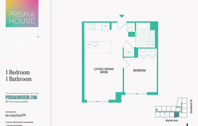 1 bed, 1 bath, $3,995, Unit 1405