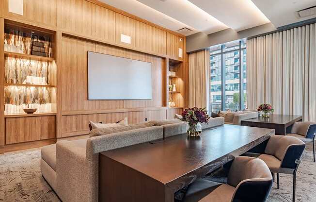 Community Screening Room at 903 Peachtree Apartments in Atlanta, GA 30309