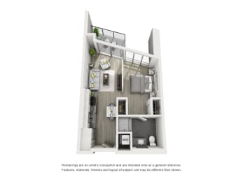 1 bed, 1 bath, 654 sqft, $2,295