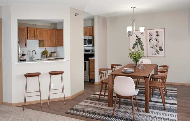 Kitchen Table and Barstools